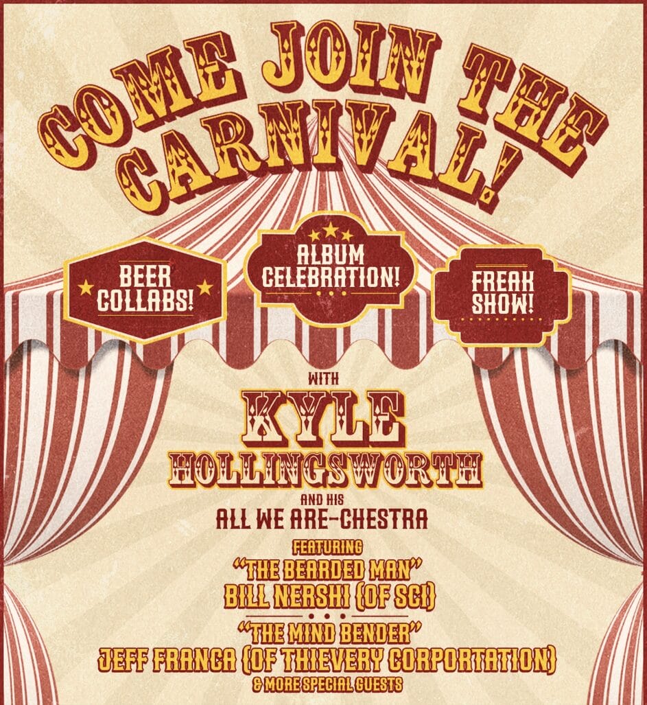 Kyle Hollingsworth Announces Colorado Carnival, ‘All We Are’ Record Release Concert with Bill Nershi and Jeff Franca